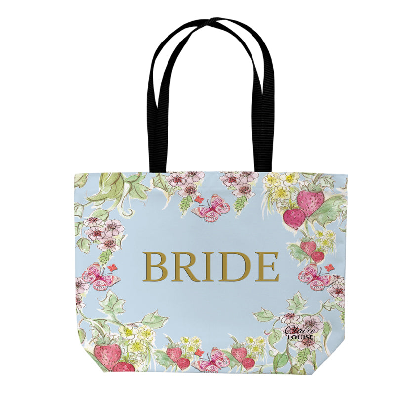 Strawberries Bridal Tote Bag