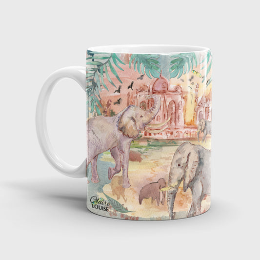 Elephants Ceramic Mug