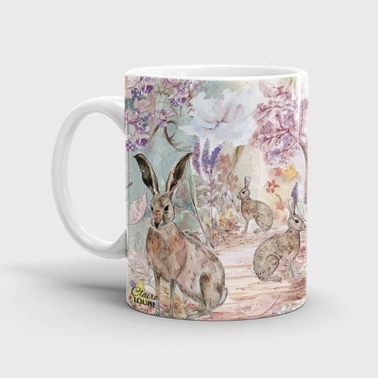 Woodland Hare Ceramic Mug