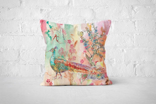 Peacock Cushion