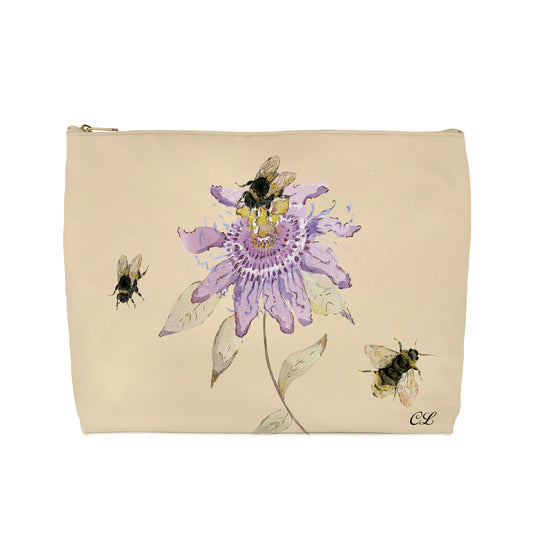 Passion Flower Cosmetic Bag