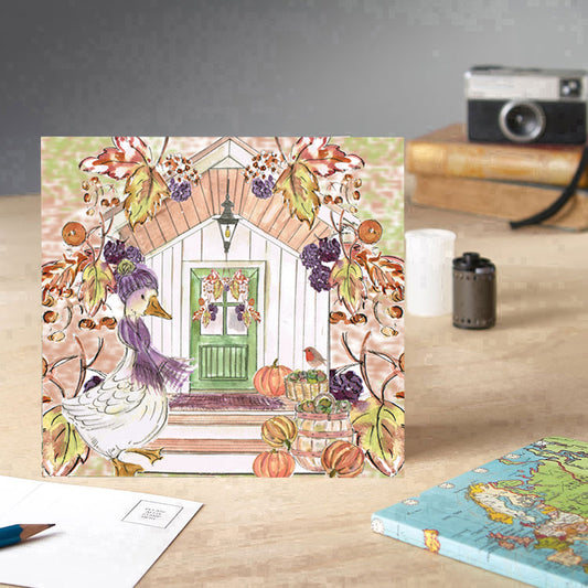 Autumn Welcome Greeting Card - Pack of 6