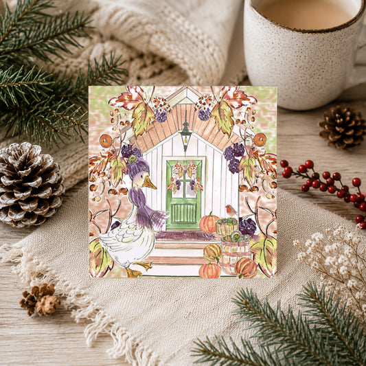 Autumn Welcome Greeting Card - Pack of 6