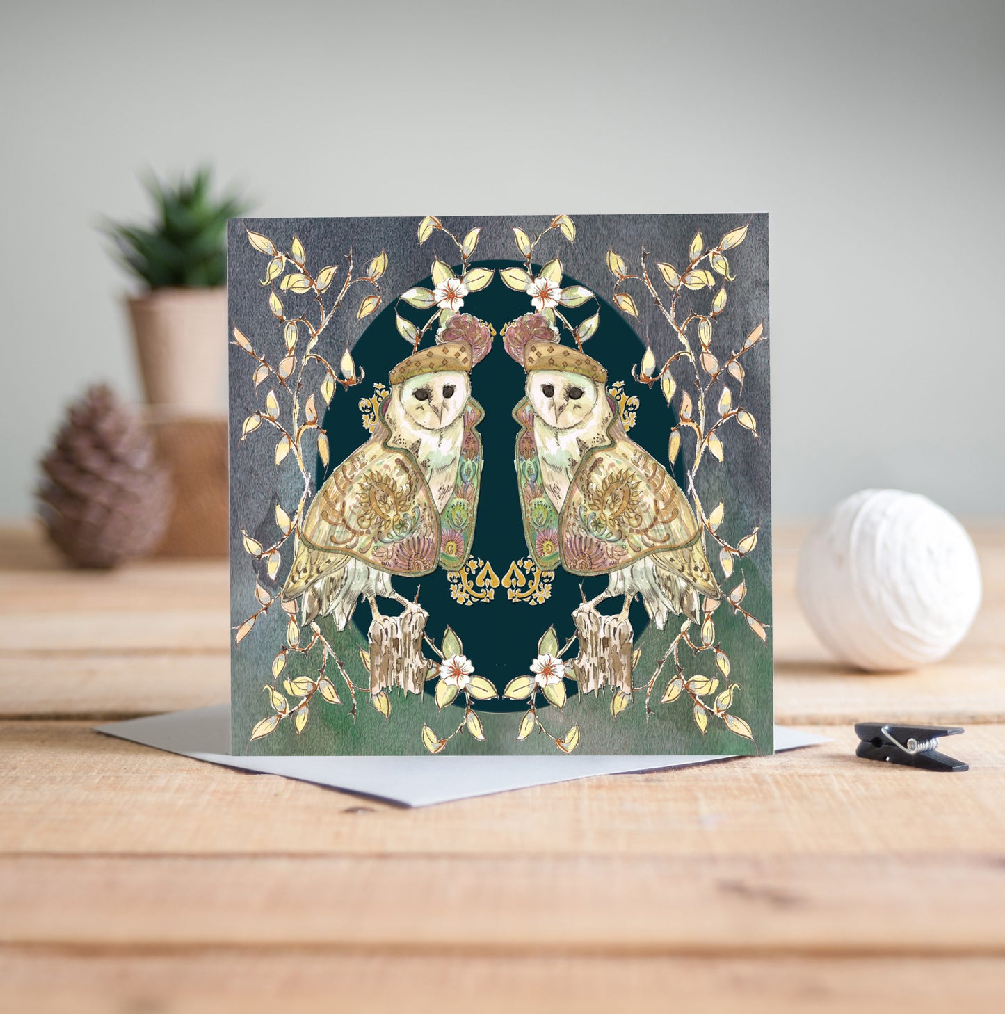 The Owls Greeting Card - Pack of 6