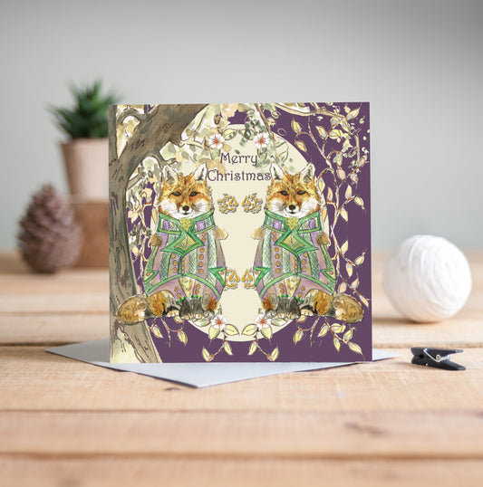 The Foxes Christmas Card - Pack of 6