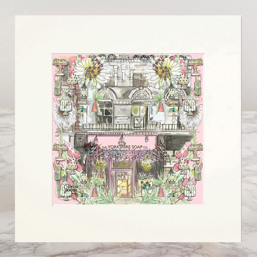 The Yorkshire Soap Company In Full Bloom Mounted Print