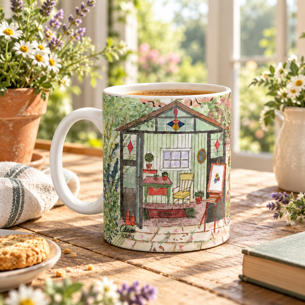 The Artist's Potting Shed Ceramic Mug