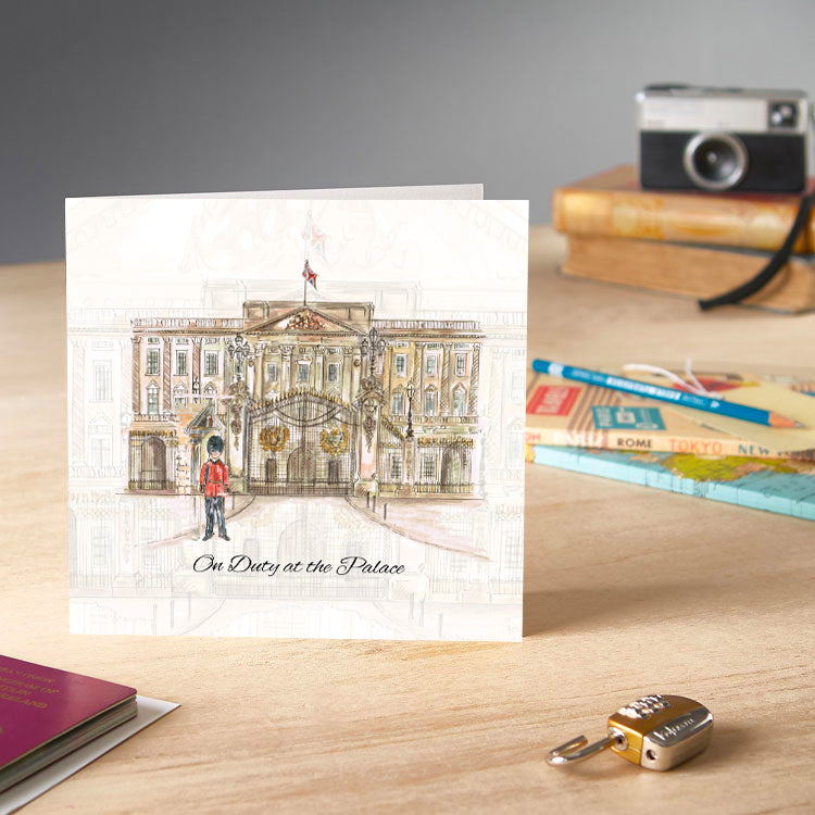 On Duty at the Palace Greeting Card - Pack of 6