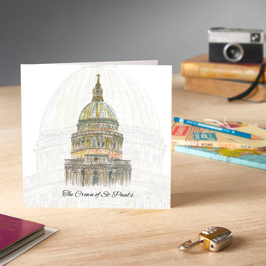 The Crown of St Paul's Greeting Card - Pack of 6