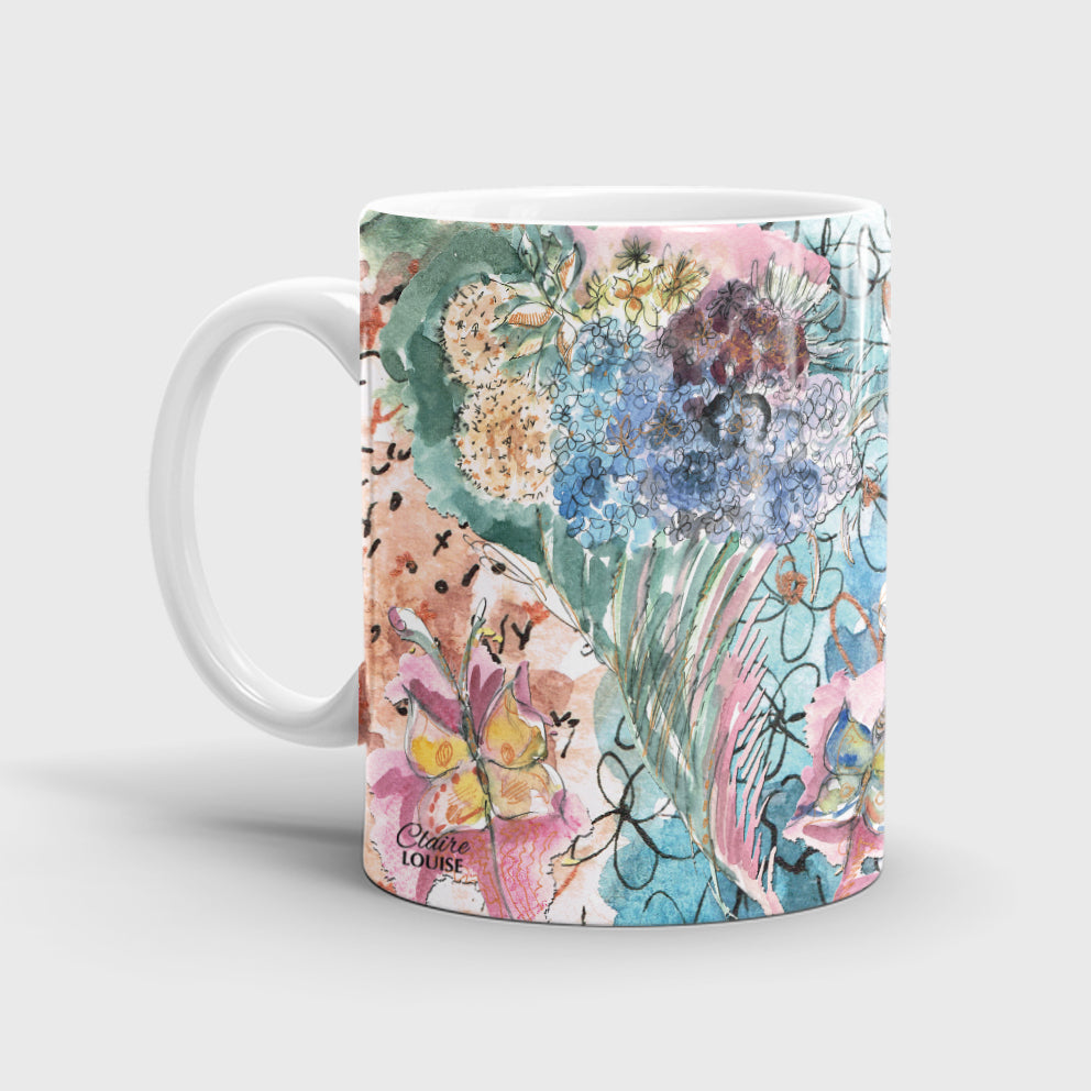 Lucid Autumn Bloom Ceramic Mug