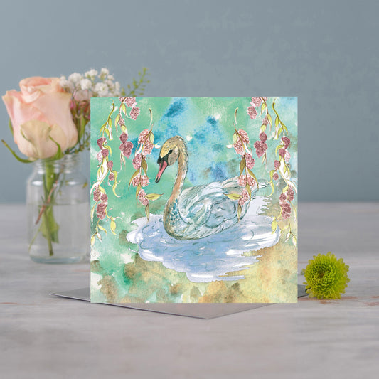 The Swan Garden Greeting Card - Pack of 6