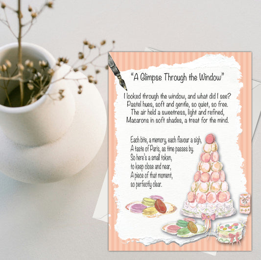 A Glimpse Through The Window Greeting Card - Pack of 6