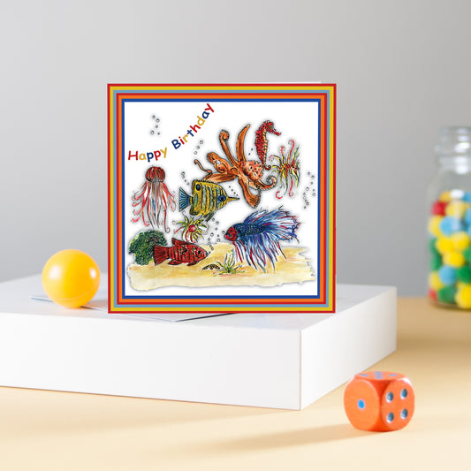 Under The Sea Greeting Card - Pack of 6