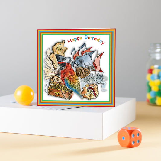 Pirates Greeting Card - Pack of 6