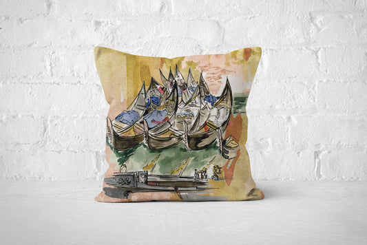 Venetian Boats Cushion