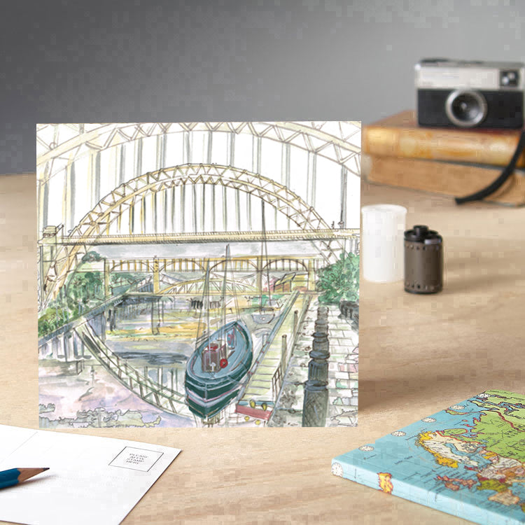 Newcastle Quayside Greeting Card - Pack of 6