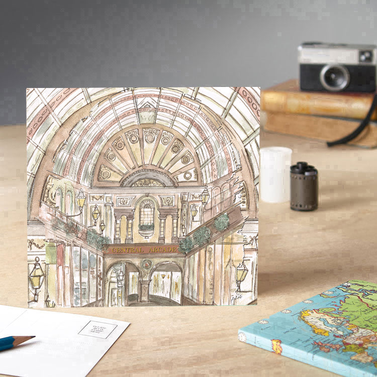 Newcastle Central Arcade Greeting Card - Pack of 6