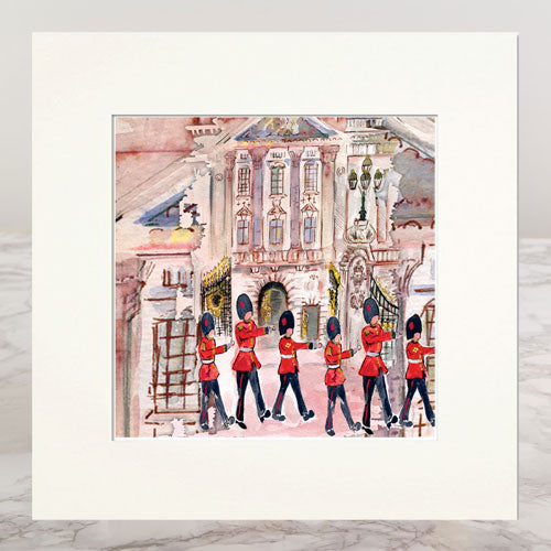 Buckingham Palace Mounted Print