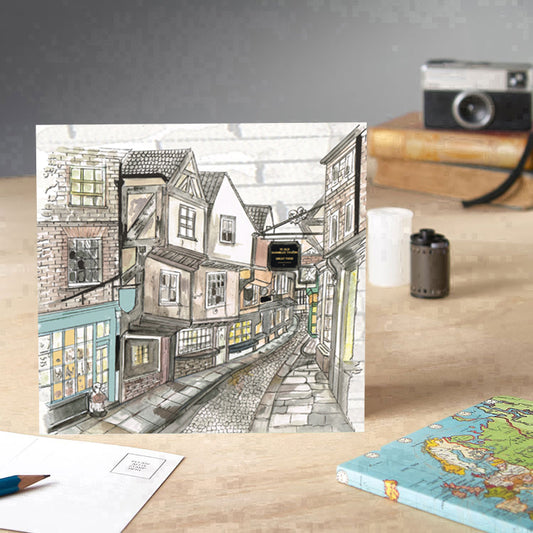 The Shambles York Greeting Card - Pack of 6