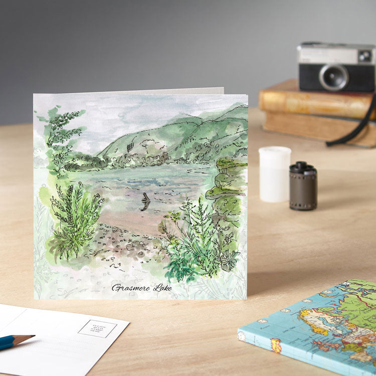 Grasmere Lake Greeting Card - Pack of 6