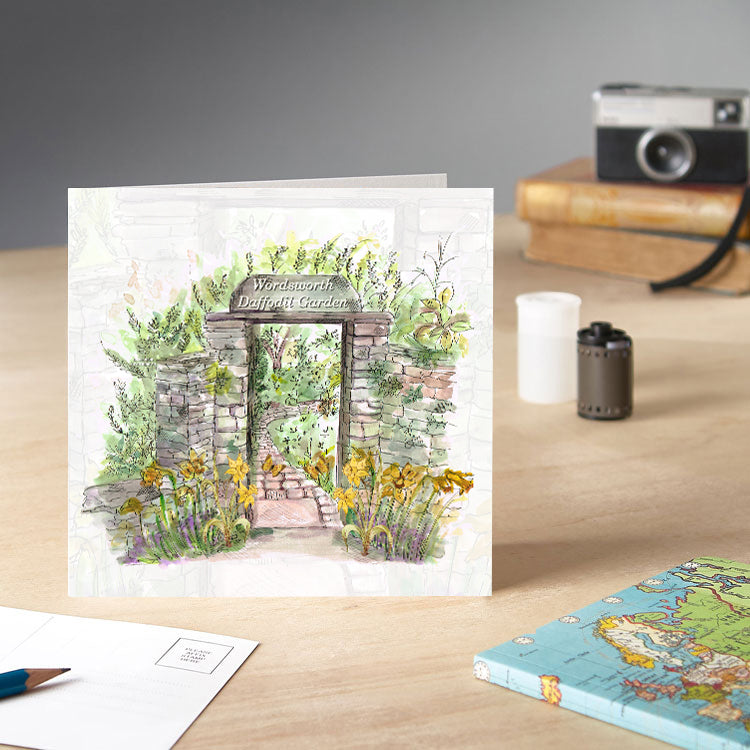 Wordsworth Daffodil Garden Greeting Card - Pack of 6