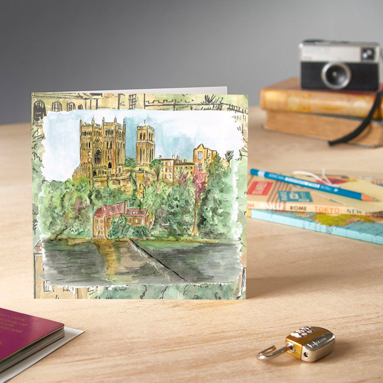 Durham Cathedral Reflections Greeting Card - Pack of 6