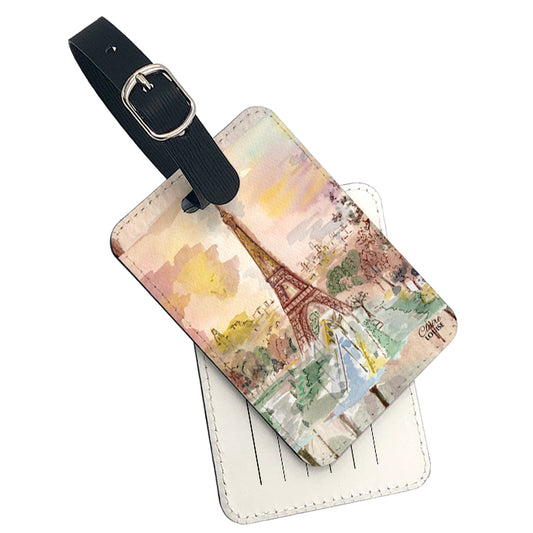 Paris Eiffel Tower Luggage Tag