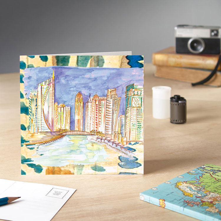 Dubai Greetings Card - Pack of 6