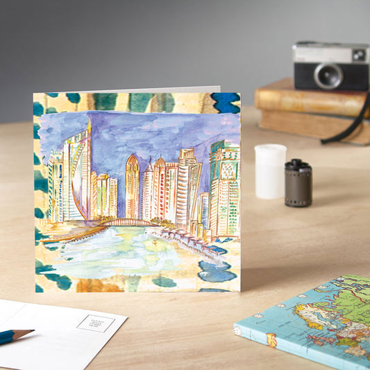 Dubai Greetings Card - Pack of 6