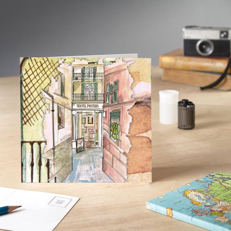 Travel Posters Greetings Card - Pack of 6