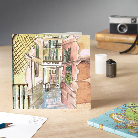 Travel Posters Greetings Card - Pack of 6