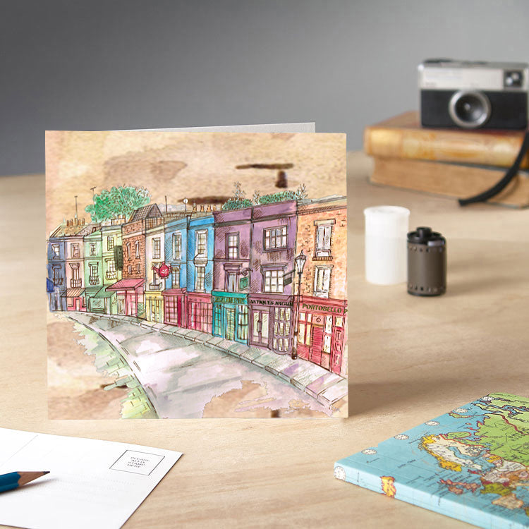 Portobello Road Greetings Card - Pack of 6