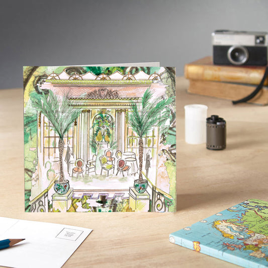 Afternoon Tea at the Ritz inspired Greetings Card - Pack of 6