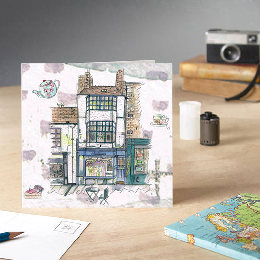 Tealicious Tea Rooms Greetings Card - Pack of 6