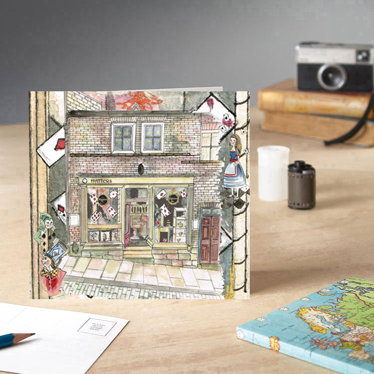 Hatters Coffee Shop Greetings Card - Pack of 6