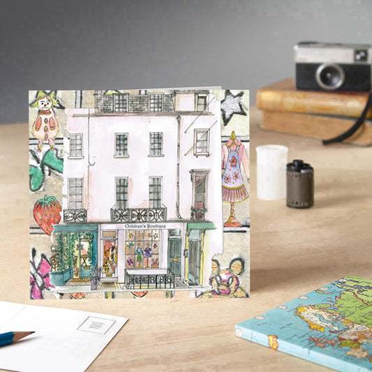 Children's Boutique Greetings Card - Pack of 6