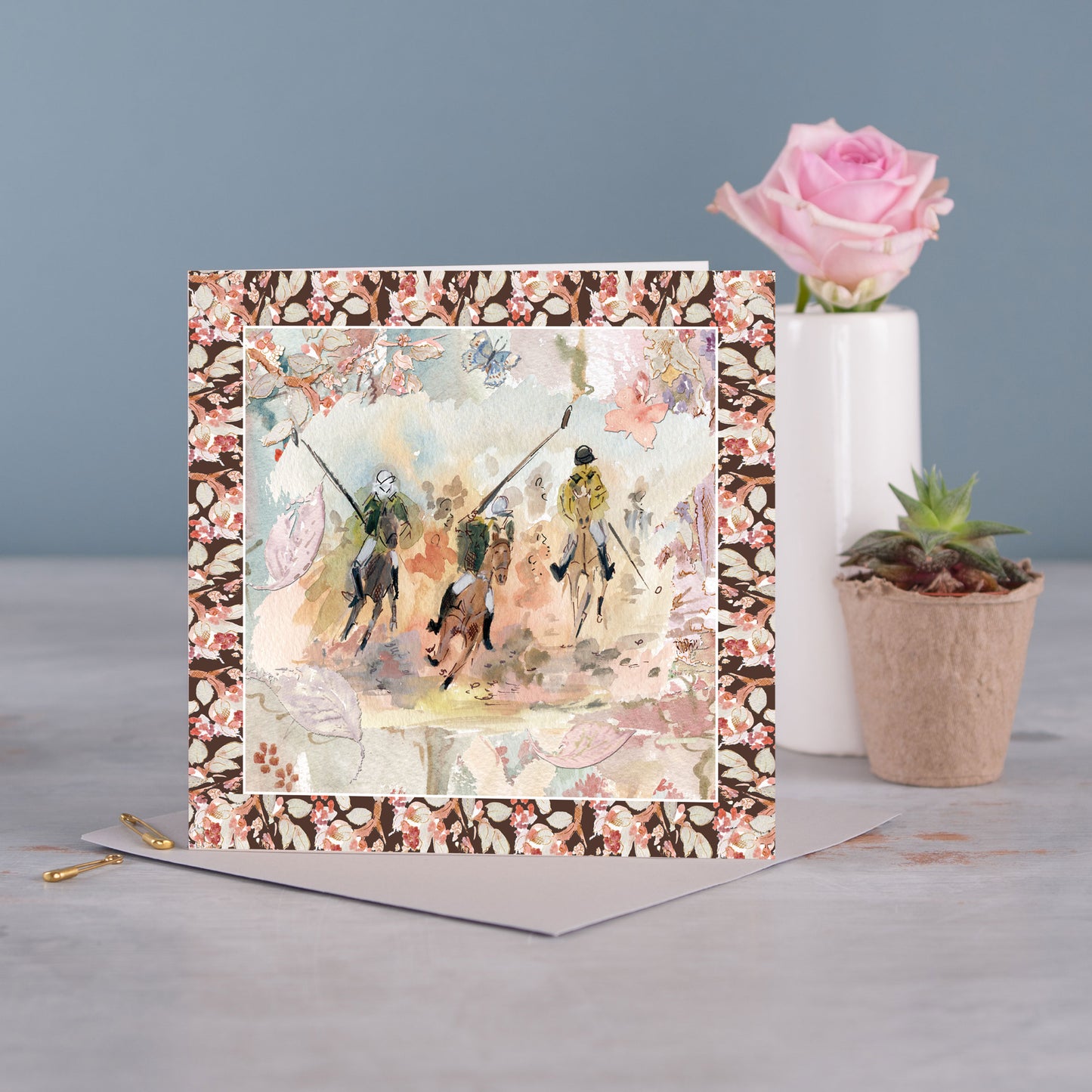 Polo Trio Greetings Card - Pack of 6