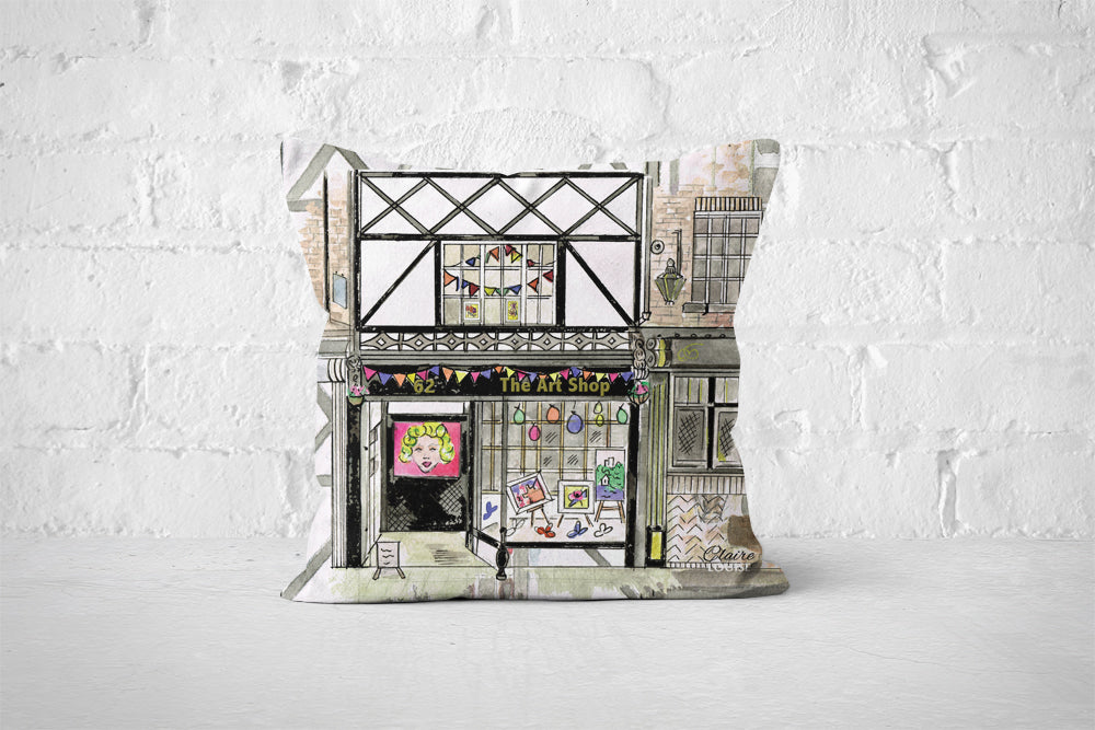 The Art shop Window Cushion