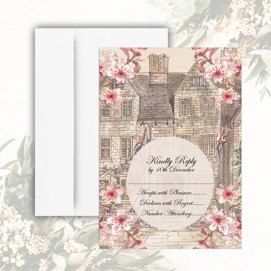 The Lygon Arms Signature Detail RSVP Card