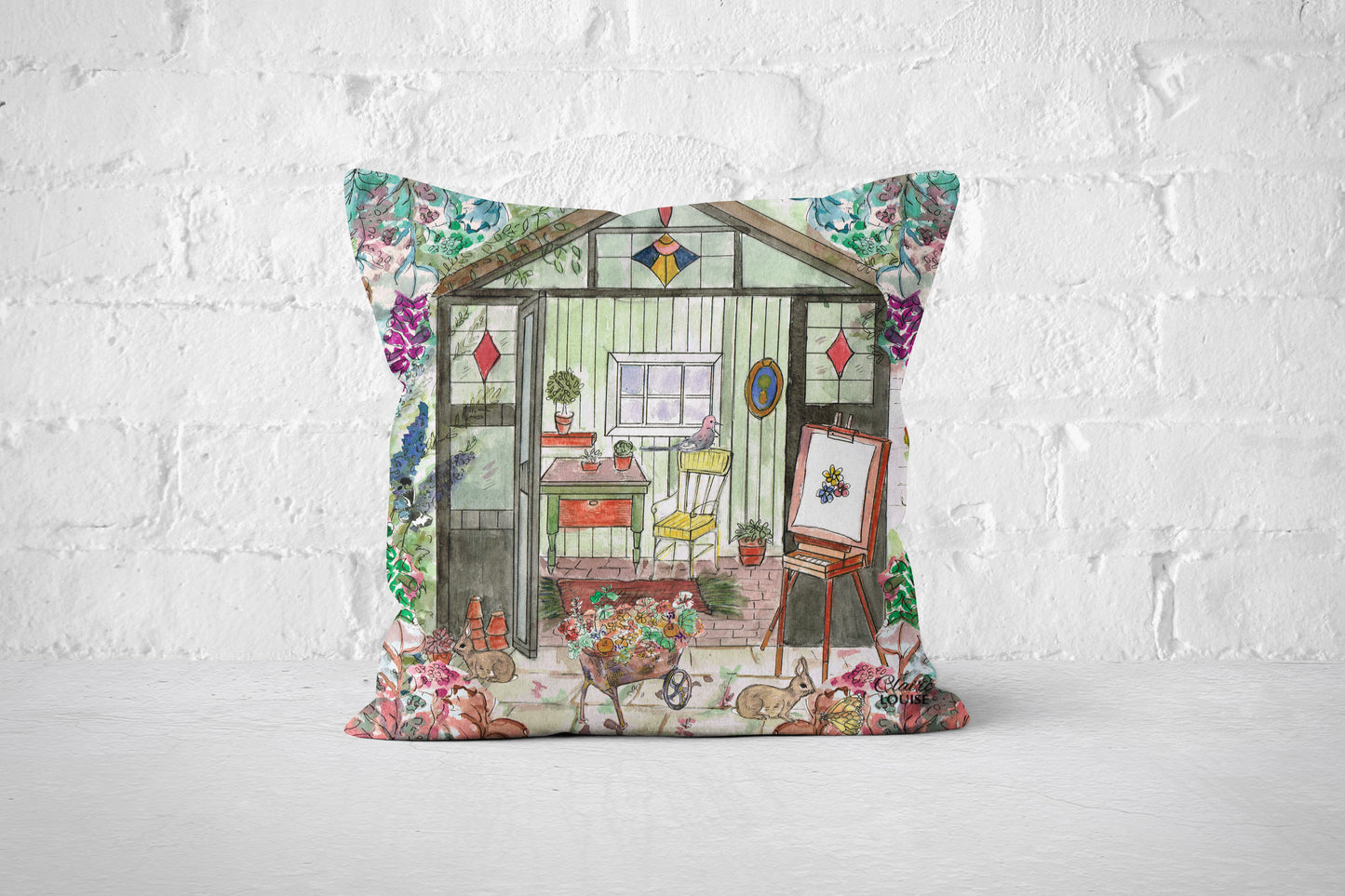 The Artist's Potting Shed Cushion