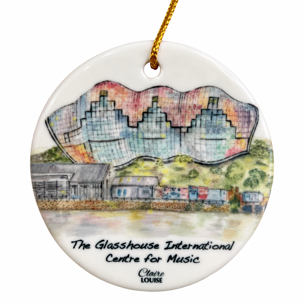 The Glasshouse Fine Bone China Hanging Ornament
