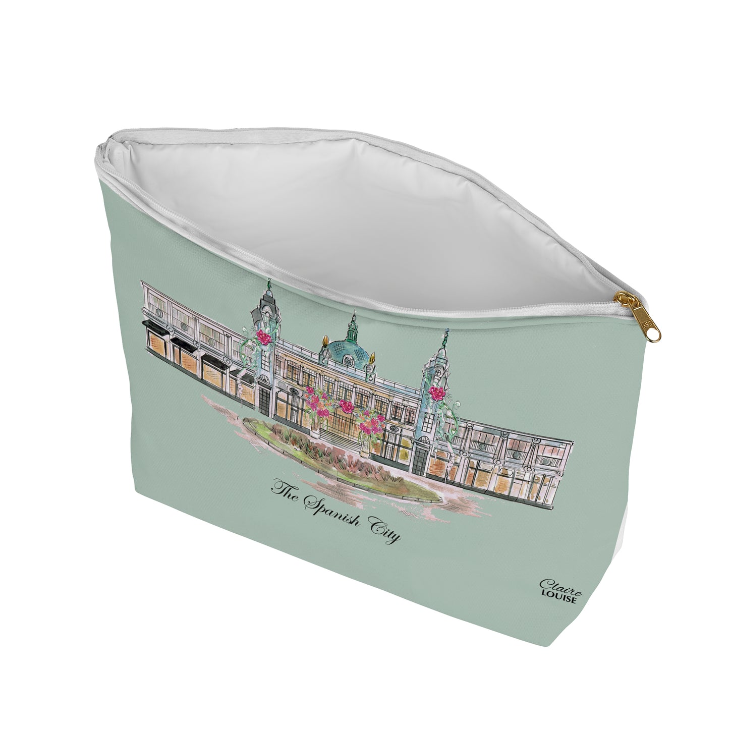 Bridal Spanish City Cosmetic Bag