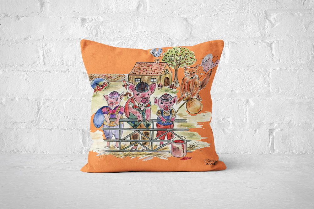 The Three Little Pigs Cushion