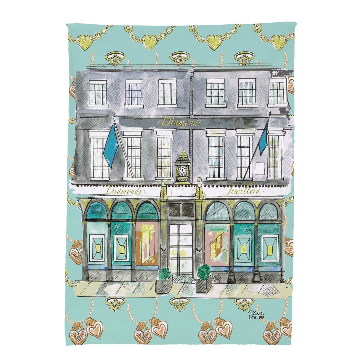 Tiffany Jewellers Inspired Blanket