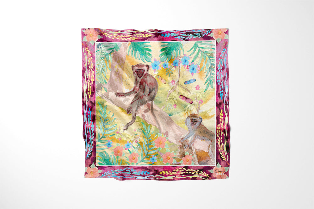 Tropical Monkey Scarf