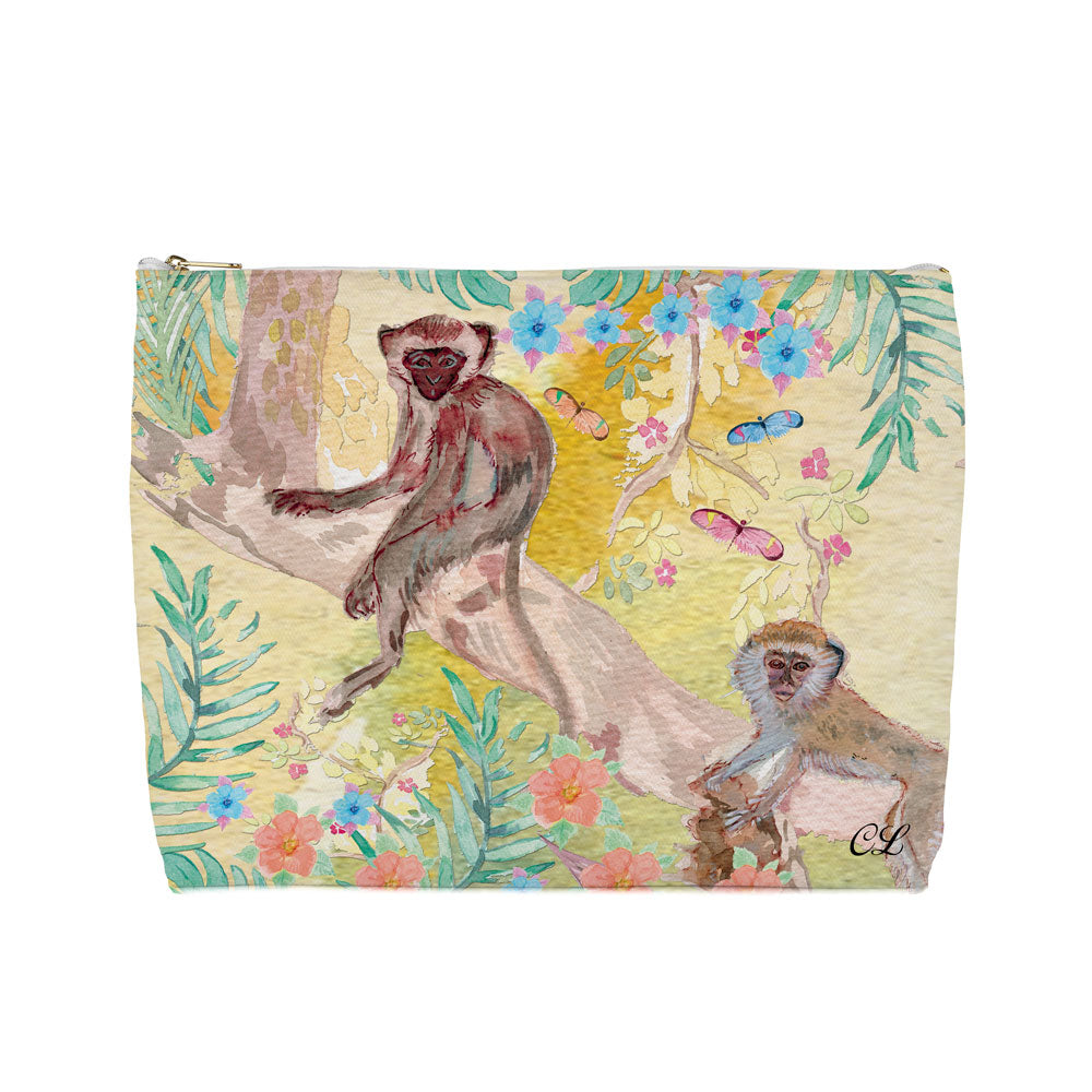Monkey Cosmetic Bag