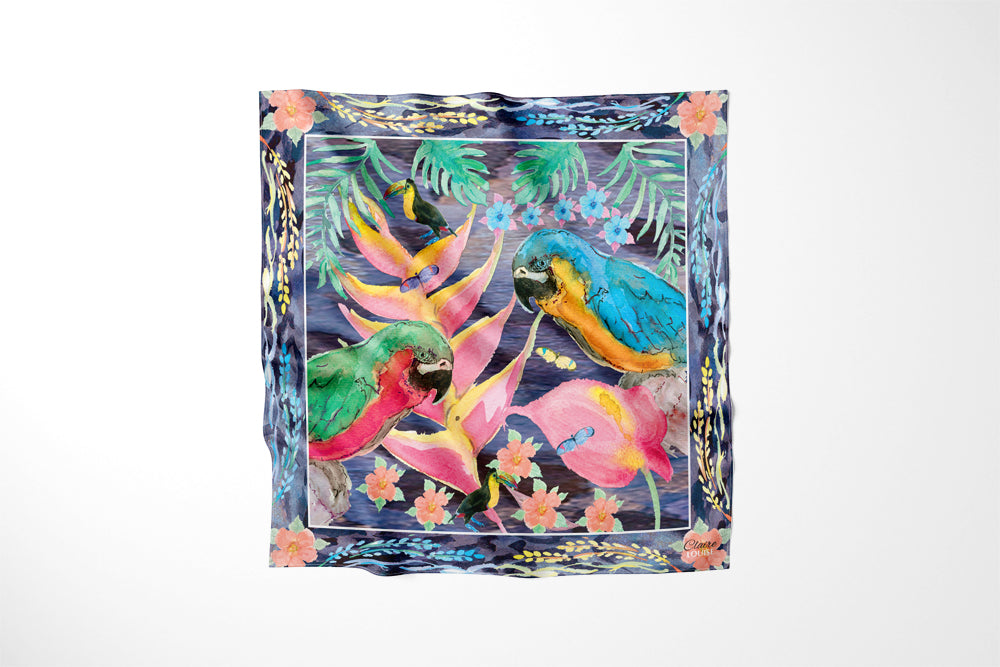 Tropical Parrots Scarf