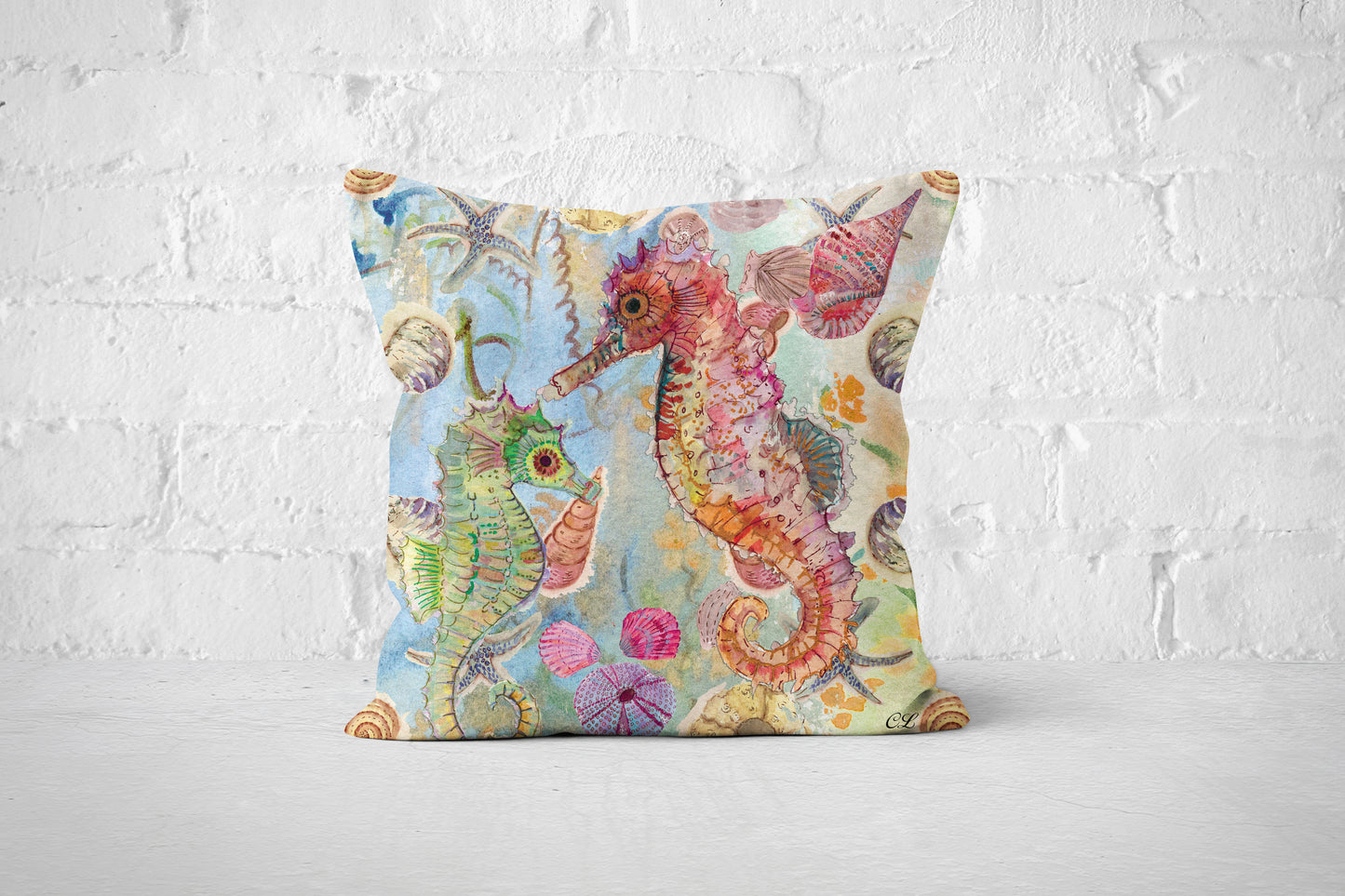 Seahorse Cushion