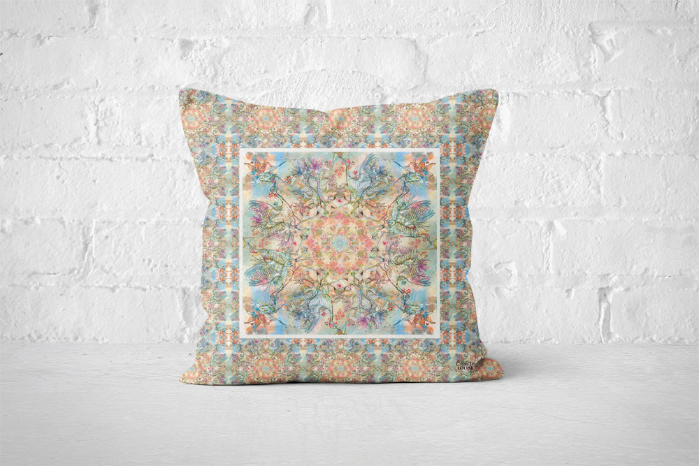 Classical Antique Stork Cushion