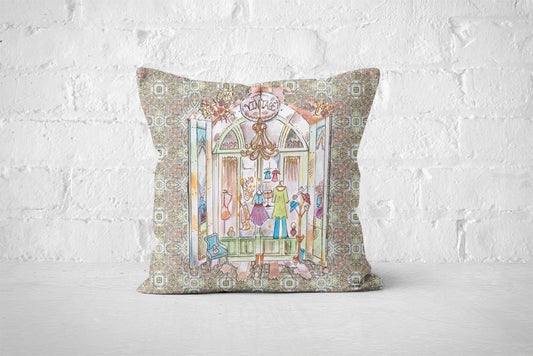Vintage Shop Window Cushion